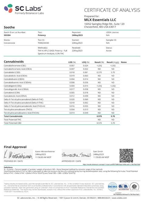 Testing Results MLX Essentials