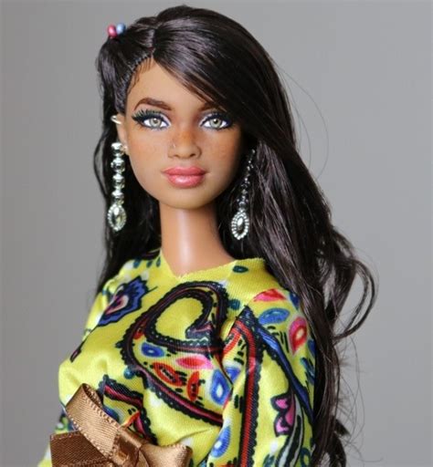 Teigen Biracial Hybrid Customized Ooak Barbie Doll By Dollanatomy