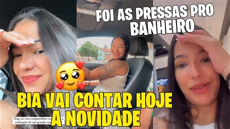 BIA CHAGAS VAI CONTAR HOJE A NOVIDADE BIA FOI AS PRESSAS PARA O