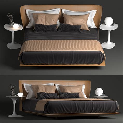 Bandb Italia Alys Bed 3d Model Price Render Rendering 3dmodels Vray