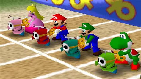 Mario Party All Funny Minigames Peach Vs Yoshi Vs Mario Vs