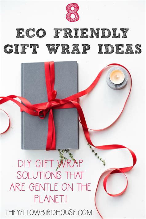 8 Eco Friendly Gift Wrap Ideas - DIY Gift Wrap Solutions