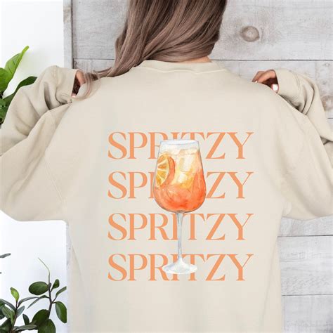 Aperol Spritz Sweatshirt Aperol Spritz Crewneck Feeling Spritzy Gift