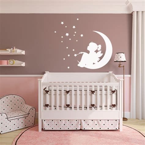 Sticker Petite F E Sur Un Croissant De Lune Pas Cher Filles Discount