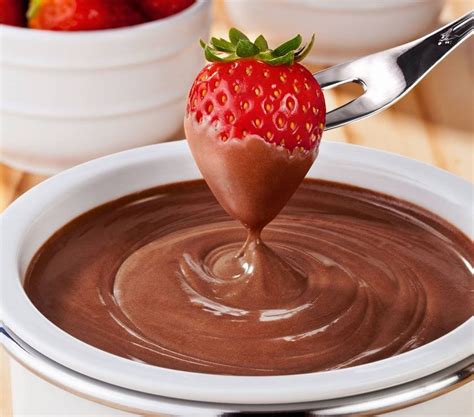 Aprenda A Receita De Um Fondue De Chocolate 40 Menos Calorias