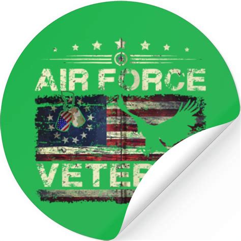 Veteran Us Air Force Stickers American Betsy Ross Fl