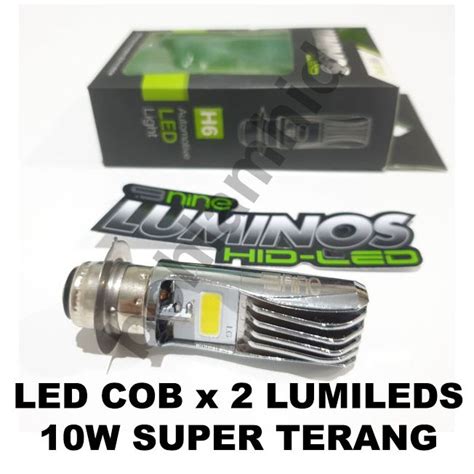 Jual Lampu Motor Led Luminos Xeon Rc Fi Nine Cob Gloss H M T