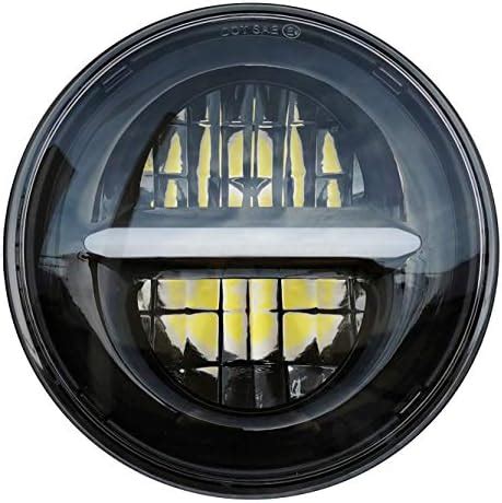 Szdpc Phare Rond De Pouces Pour Moto Avec Drl Phare Led De