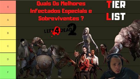 Quais Os Melhores Infectados Especiais E Sobreviventes Em Left 4 Dead