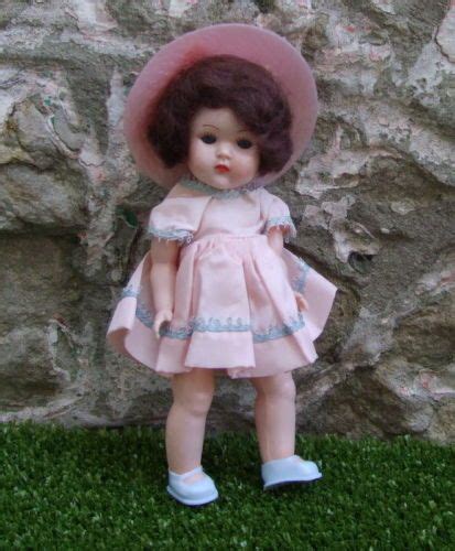 Vintage 1950s Miss Rosebud Doll Made In England 75inch Rose Buds