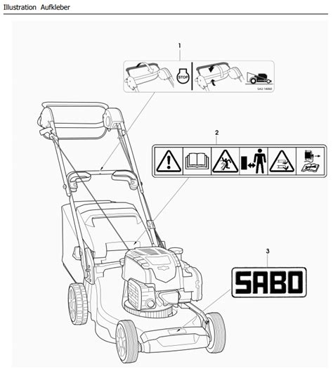 Ersatzteile von Sabo Rasenmäher Benzin Rasenmäher 47 A ECONOMY EDV NR