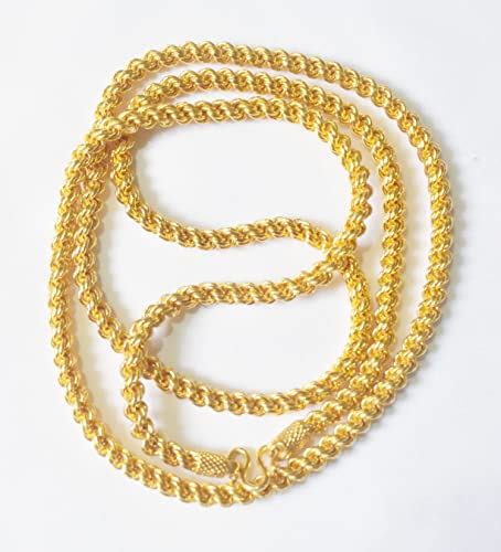 Bfj One Gram Gold Chain Thali Mangalya Chain For Womenpack Of 1 Rope