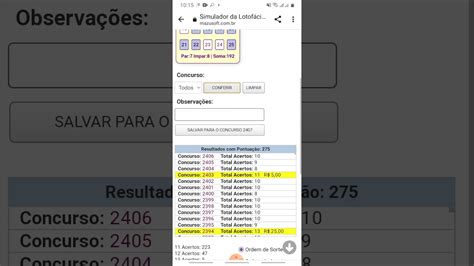 ESPECIAL MAZUSOFT AS 3 MELHORES DEZENAS CONFERÊNCIAS LOTOFACIL