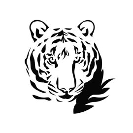 Tiger Stencil | Free Stencil Gallery