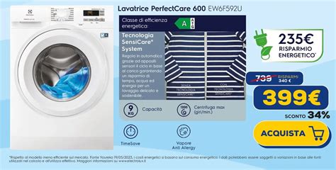 Electrolux Lavatrice Perfectcare Ew F U Offerta Di Euronics