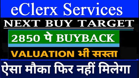 EClerx Buyback Eclerx Share Latest News Invest Mantra YouTube