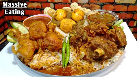 Spicy Mutton Kosha Chicken Kosha Egg Kosha Spicy Curry Basmati Rice