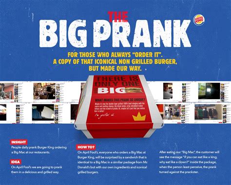 Burger King Integrated Advert By : THE BIG PRANK | Ads of the World™在愚人节，汉堡王让顾客来店里点麦当劳才有的巨无霸 ...