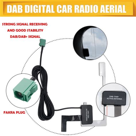 Pro Dab Digitale Autoradio Antenne Glas Mount Fakr Grandado