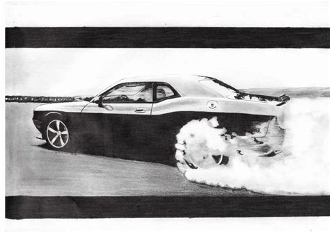 Dodge Challenger BURNOUT by mehmetmumtaz on DeviantArt