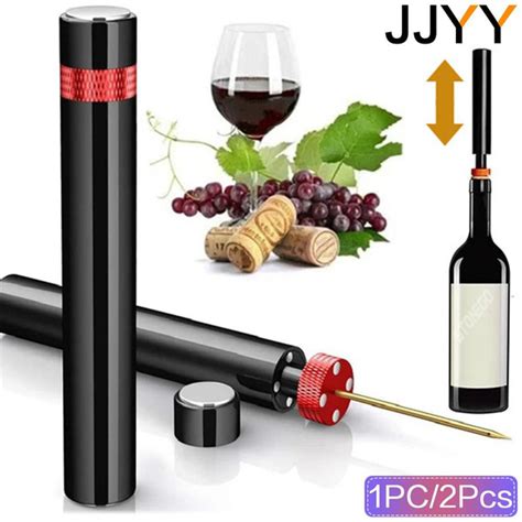 JJYY 1PC/2Pcs Wine Bottle Opener Food grade Air Pressure Pump Wine ...