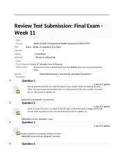 Nurs N Advanced Health Assessment Study Guide Pk Docx