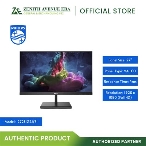 Philips 272E1GSJ 27 VA FHD 144Hz Ultra Wide Color Range Monitor