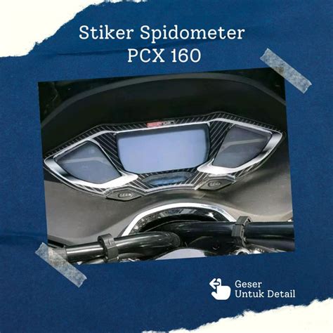 Jual Stiker Spidometer PCX 160 Stiker Antigores Spidometer PCX 160