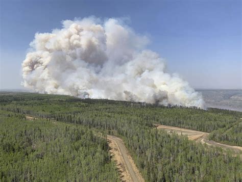 Out Of Control Wildfires Cause Evacuations In Western Canada