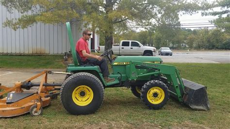 1996 John Deere 955 Tractor 4x4 Hst Hydrostatic Diesel With Loader And