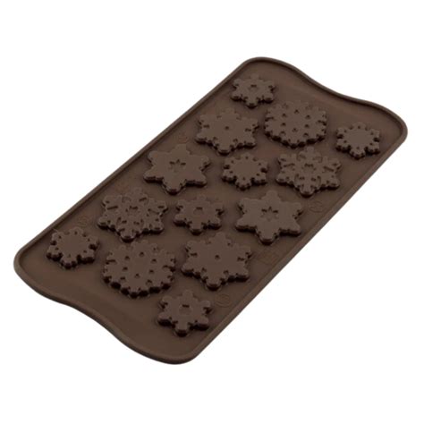 Moules Silicone Pour Chocolat Flocons X Silikomart