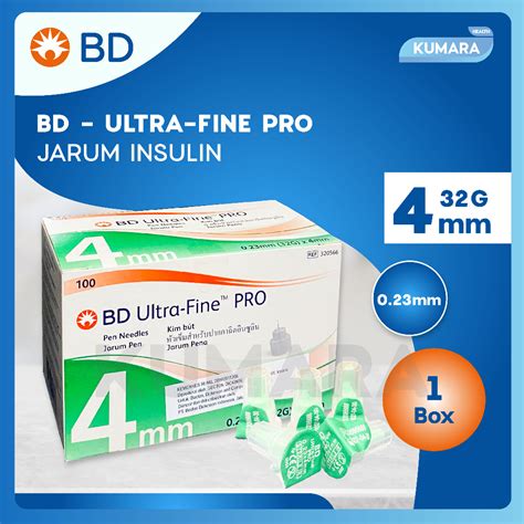 Jual Bd Ultrafine Pro Mm G Jarum Insulin Insulin Pen Needle Box