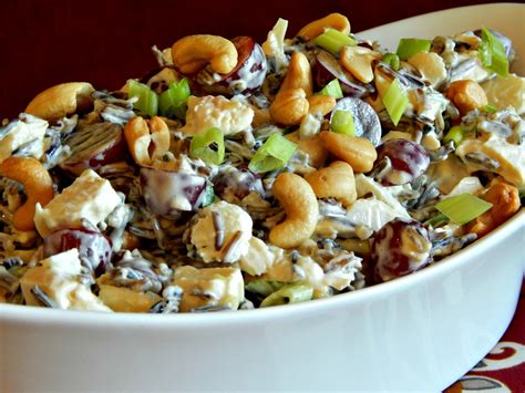 Wild Rice Chicken Salad Frugal Hausfrau