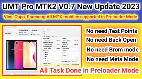 Vivo Preloader Free One Click Tested New UMT V2 Ultimate MTK V0 7