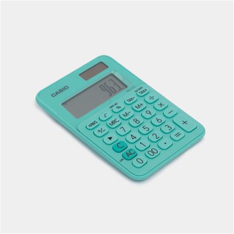 Calculadora Casio Ms 7uc Verde De 10 Dígitos