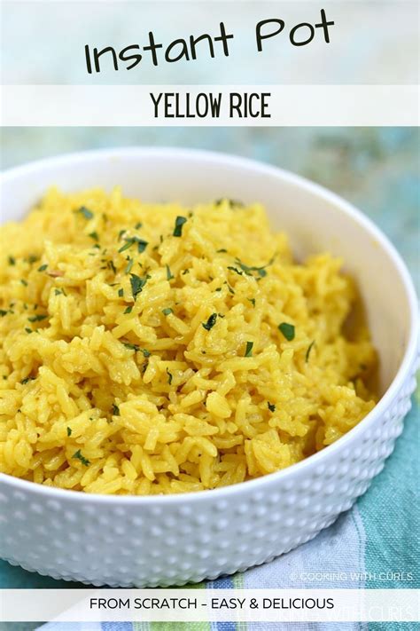 Instant Pot Yellow Rice Recipe Yellow Rice Recipes Yellow Rice Rice Side Dishes