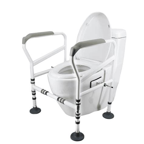 Toilet Safety Rail For Elderly Height Width Adjustable Toilet Safety