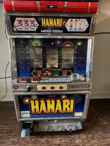 Vintage Hanabi Pachislo Skill Stop Japanese Slot Machine Token Play