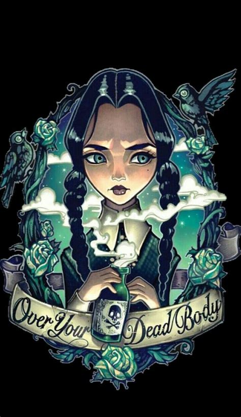 WEDNESDAY ADDAMS | Wednesday addams tattoo, Tim shumate illustrations ...