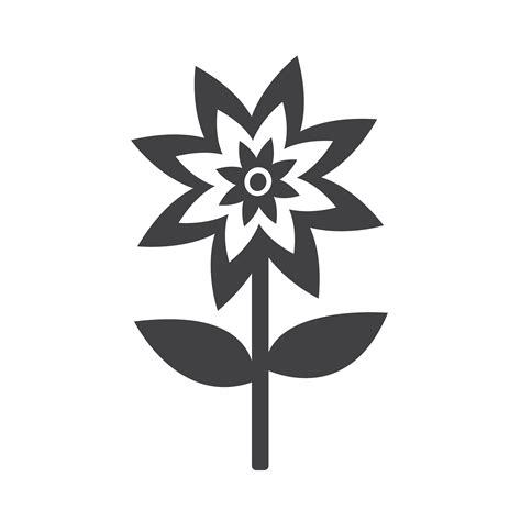 Flower icon symbol sign 627474 Vector Art at Vecteezy