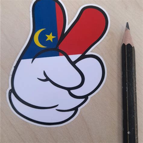 Sticker Kereta Helmet Motor Bendera Negeri Peace Yo Shopee Malaysia