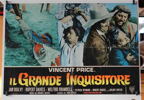 "IL GRANDE INQUISITORE" MOVIE POSTER - "WITCHFINDER GENERAL" MOVIE POSTER