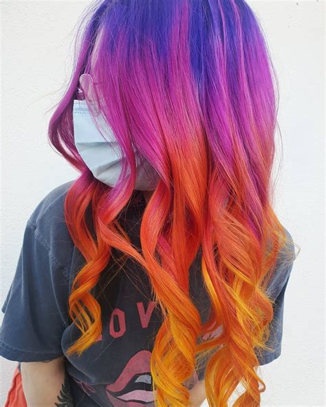 10 Sunset Hair Color Looks That are Stunning for Summer | All Things ...