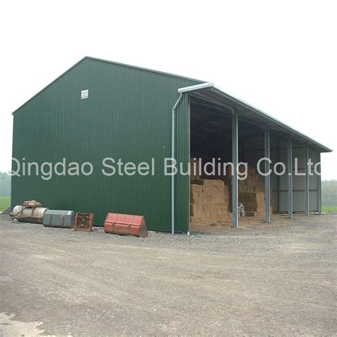 Large Span Prefabricated Building Steel Structure Farm Storage Shed