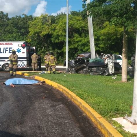 Deja Una Persona Muerta Fuerte Accidente En La Zona Hotelera De Cancún