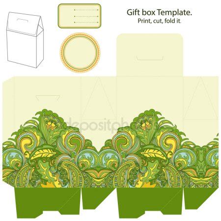 Gift box template — Stock Vector © yaskii #10859296