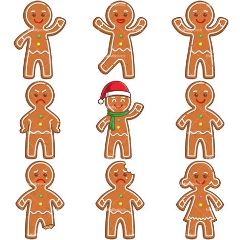 Gingerbread Man Clipart