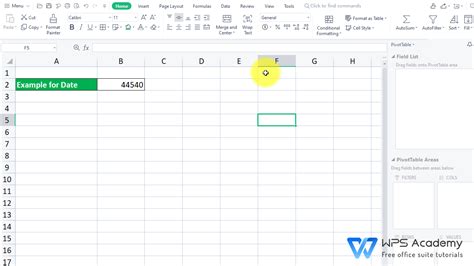 Date Format In Excel Wps Office Academy