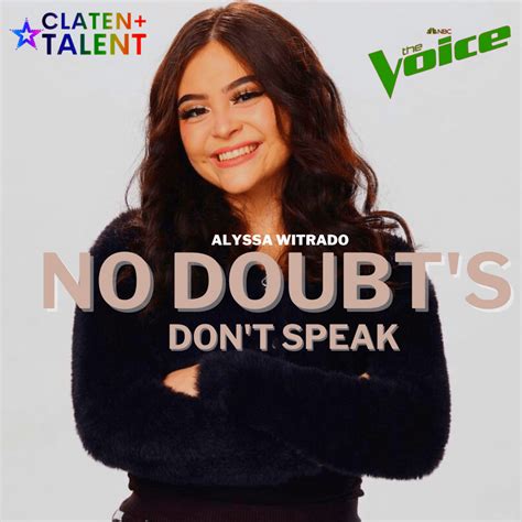 Alyssa Witrado – No Doubt Don’t Speak Lyrics | Genius Lyrics