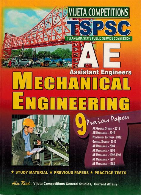 Buy Tspsc Assistant Engineers Ae Mechanical Engineering English